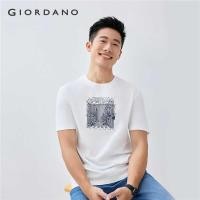 ราคา ❤ GIORDANO Men T-Shirts 100% Cotton City Theme Print Tee Crewneck Short Sleeve Summer Simple Fa (40713883832)