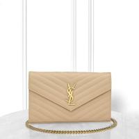ราคา สินค้าแท้มือสอง กระเป๋าโซ่ Yves Saint Laurent กระเป๋าสะพายข้างสำหรับผู้หญิง กระเป๋าสะพายไหล่ (41800759270)