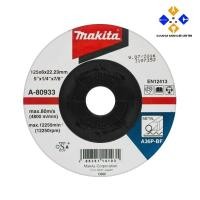 ราคา MAKITA แผ่นเจียร์ MAKITA รุ่น A36 A-80933 ขนาด 5 นิ้ว หนา 6มม. สีดำ (12552642263)