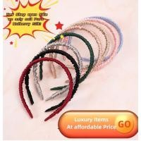 ราคา Mulberry Silk Headband Vintage สไตล ์ Hair Care Face Wash Headband 22momme โรงงานขายตรง (28758498727)