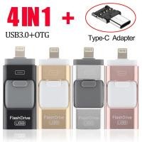 ราคา ◆✧✠4 in1 128GB 64GB 32GB 16GB 8GB Metal USB 3.0 OTG iFlash Drive HD USB Flash Drives for iPhone for iPad for iPod and An (21188302094)