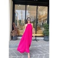 ราคา เดรสยาว อัดพลีทสีบานเย็น (22474166928)