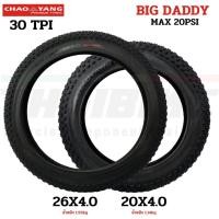 ราคา ยางนอกจักรยานขอบลวด ล้อโต ยางใน ARISUN CHAOYANG BIG DADDY ขนาด 26X4.0 20X4.0 (23404545720)