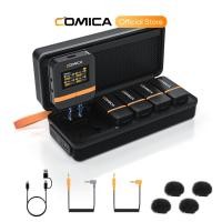 ราคา Comica Vimo Q ไมโครโฟนไร้สายหนึ่งถึงสามสี่ตัว 48khz 24bit พร้อม AI ลดเสียงรบกวน น้ําหนักเบาพิเศษ 16h ความอดทนยาวนานเป็นพิเศษ 200M ระยะการทํางานยาวนานเป็นพิเศษ (23386706753)