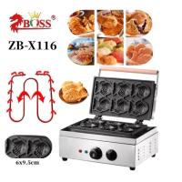 ราคา เตาขนมไทยากิ (ขนมรูปปลา) เครื่องทำขนมวาฟเฟิลรูปปลา6ตัวFish waffleไฟฟ้าพร้อมส่ง (11203524331)