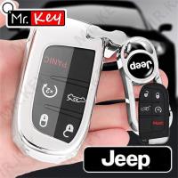 ราคา Mr.KeyJeep ฝาครอบกุญแจรถกระเป๋า Fob Shell สําหรับ Jeep Renegade เข็มทิศ Grand Cherokee สําหรับ Chrysler 300C Wrangler Dodge (28990160272)