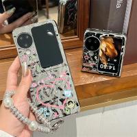ราคา เคสโทรศัพท์แบบพับได้สําหรับ Oppo Find N2 N3 Flip Electroplated สายจีบสร้อยข้อมือรูปหัวใจเคสโทรศัพท์ tpu แบบแข็ง (27327965734)