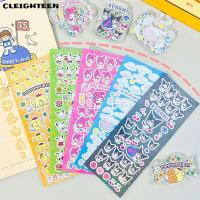 ราคา CLEIGHTEEN Sanrio สติกเกอร์ปิดผนึก, เลเซอร์ไดอารี่ตกแต่งสติกเกอร์การสร้างแบบจําลอง, เครื่องเขียนน่ารัก Kuromi My Melody Pochacco Goo การ์ดตกแต่งนักเรียน (24894110256)