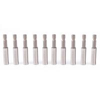 ราคา 10ชิ้น1/4 ฐานสิบหก ก้านเจาะบิตผู้ถือซ็อกเก็ตแม่เหล็กแขนขยายอะแดปเตอร์ (40813437563)