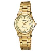 ราคา [แท้100%]Casio นาฬิกาข้อมือ รุ่น LTP-V002G-9A - ทอง (4982329615)