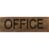 ราคา ป้าย office ป้ายสำนักงาน ป้ายไม้สัก ป้ายไม้สักเลเซอร์ (11219493641)