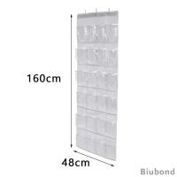ราคา [Biubond] Over Door Shoe Organizer แขวน 24 กระเป๋าชั้นวางรองเท้าที่เก็บไม้แขวนเสื้อสําหรับประตูตู้เสื้อผ้าสําหรับผู้ชายผู้หญิงเด็กผู้ชายเด็ก (13598877107)