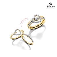 ราคา Jubilee Diamond แหวนเพชร Jubilee Heart Love Locket Ring เพชรแท้ เพชรน้ำ 99 (29823877077)