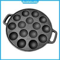 ราคา ✿ดล1♣ กระทะทาโกะยากิเหล็กหล่อ 15 หลุมแผ่นทาโกะยากิแบบไม่ติดเครื่องทําทาโกะยากิถาดอบสําหรับทําอาหารลูกบอลทาโกะยากิ (42864482504)