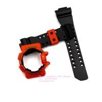 ราคา กรอบสาย G-SHOCK แท้✅ กรอบส้ม สายดำกึ่งเงา ใส่ได้กับรุ่น GA-400 ,GBA-400 สายนาฬิกาข้อมือ สินค้าคุณภาพ (19426989987)