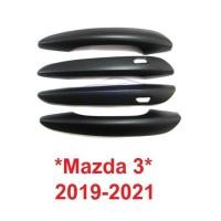 ราคา Mazda3 ครอบมือจับประตู 4ปต 2019-2021 สีดำด้าน มาสด้า3 ครอบมือดึง ครอบมือเปิดประตู Mazda3 สาม ครอบมือเปิด มือดึง (27722626510)