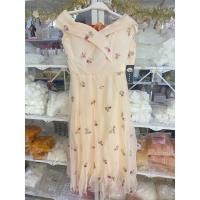 ราคา ชุดเดรสกระโปรงยาวลูกไม้ สีเทา เดรสออกงาน (25613669741)