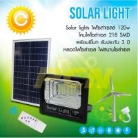 ราคา โซล่าเชลล์ Solar lights 120W Solar Light สปอร์ตไลท์ แท้จาก JD รุ่น JD-8120 โคมไฟพลังงานแสงอาทิตย์ แผงโซล่า (7878439097)