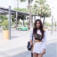 ราคา used off white set (เสื้อ+เข็มขัด) (7781836198)