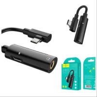 ราคา หัวแปลง Hoco Type-C 2-in-1 audio Converter Adaptor แปลงจากช่อง USB Type-C ไปเป็นช่องแจ็คหูฟัง 3.5 และช่อง USB Type-C (2236659534)