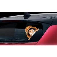 ราคา Stickerstudio - สติ๊กเกอร์ติดรถ One Piece Luffy / สติ๊กเกอร์ติดรถ One Piece Monkey D Luffy (21561939937)