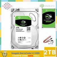 ราคา Seagate BarraCuda ST2000DM006 2TB 3.5 HDD 7200 RPM 64MB Cache SATA 6Gb/s ฮาร์ดไดรฟ์ภายใน (42624950680)