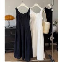 ราคา ฝรั่งเศสย้อนยุคศาลสไตล์ระดับไฮเอนด์สลิมฟิตแขนกุดชุดคอยูผู้หญิง2025การออกแบบเอวแคบกระโปรงยาว10.16001 (43474428695)