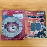 ราคา ผ้าเบรค หน้า+หลัง Scoopy-i 2021 AMTEX (8170910865)