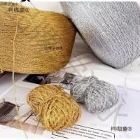 ราคา ไฮไลท์ Mai Taibao กิ๊บติดผมสีทองปักขนสัตว์ด้ายเงินทองโครเชต์ด้ายทองถักด้ายสีทองตกแต่งผม W (41473866105)