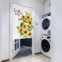 ราคา ม่านประตูลายดอกทานตะวัน ขนาดเล็ก สำหรับห้องนอนและห้องครัว (44069118110)