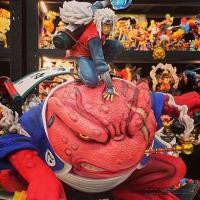 ราคา [สต๊อกพร้อมจัดส่งที่รวดเร็ว] Naruto Shippuden Naruto Sanninja Jiraiya Toad Fumita Riding Transformation Boxed Figure Doll Decorative (40268504690)