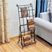 ราคา สํานักงานหนังสือพิมพ์ชั้นวางหนังสือพิมพ์ชั้นวางเหล็กหลายชั้นชั้นวางนิตยสาร เจียฮวา (28791449682)