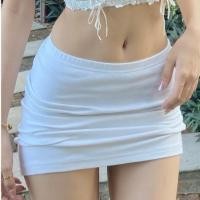 ราคา กระโปรงสั้น ' ♥︎ | White skirt ✨ กระโปรงสั้นทรงเอ สีขาวยืดทั้งตัว ✨ (25121485016)