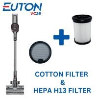 ราคา EUTON VC26 ชุดฟิลเตอร์ Cotton Filter & HEPA H13 Filter (26270114324)