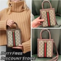 ราคา Gucci/Ophidia series/GG Supreme canvas/super mini/กระเป๋าโทรศัพท์มือถือ/กระเป๋าถือ/กระเป๋าสะพายไหล่ (26326360370)