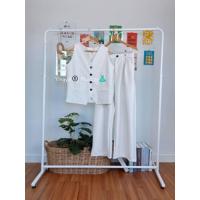 ราคา Plussize ชุดเซ็ตคนอ้วน L เสื้ออก 40”-46” กางเกงเอว 34”-40” สะโพก48” XL เสื้ออก 46”-50” กางเกงเอว 40”-44” สะโพก52” (18095309863)