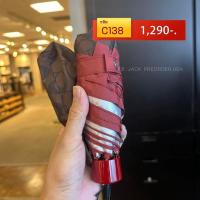 ราคา COACH SIGNATURE MINI UMBRELLA (COACH 63365) ร่มกันแดด&ฝน ของแท้ (18969501210)