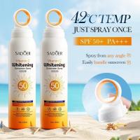 ราคา สเปรย์กันแดด spf50+++ วิตามินซี สเปรย์กันแดด150ML สเปรย์กันแดดสูตรกันน้ำ ปกป้องผิว กันแดด ป้องกันรอยหมองคล้ำ ปรับผิวขาว (26879893237)