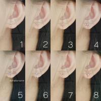 ราคา [มินิมอลสีพิงค์โกลด์83] ต่างหูมินิมอลแบบติดหู ราคาต่อ1คู่ พร้อมแป้น(ทับหลัง)แบบโลหะทุกคู่ (27468220937)