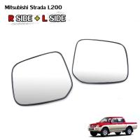 ราคา เนื้อเลนส์กระจก ข้าง ขวา+ซ้าย สำหรับ มิตซูบิชิ Mitsubishi L200 สตราด้า Strada Animal กระบะ ปี 2000 - 2005 (6034870911)