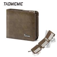 ราคา TAOMICMIC กระเป๋าสตางค์สองพับ QKM10007 dompet lelaki beg lelaki card holder (28542409874)