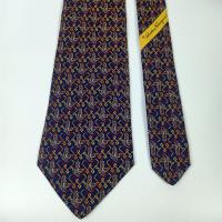 ราคา เนคไท มือสอง Salvatore Ferragamo Men's Silk Tie Brown Novelty Designer Made in Italy (24846794009)