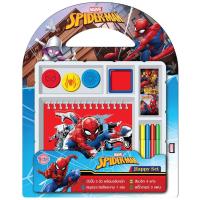 ราคา SPIDER-MAN Happy Set ชุดตัวปั๊มและตลับหมึก สีเมจิก สมุดระบายสี และสติ๊กเกอร์ สไปเดอร์แมน [K] (15130886918)