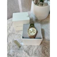 ราคา (มือ 2 ) นาฬิกา Michael Kors Women's Riley Multifunction Gold-Tone Stainless Steel Watch MK6655 (29964830079)