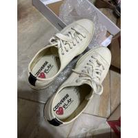 ราคา Converse x Comme des Garcons PLAY ข้อสั้น sz.9 สีขาว สินค้าพร้อมส่ง (29262059937)