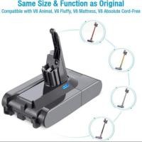 ราคา 21.6V 3000mAh Li-ion Battery Cordless Vacuum Cleaner for Dyson V8 SV10 (24476470523)