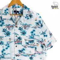 ราคา เสื้อฮาวายมือสอง Size 3XL (อก 50") แบรนด์ George เสื้อฮาวายหุ่นหมี (27522565464)