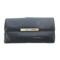 ราคา Gucci Long Wallet logo leather black Direct from Japan Secondhand (25947412161)