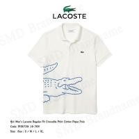 ราคา Lacoste เสื้อโปโลชาย รุ่น Men’s Lacoste Regular Fit Crocodile Print Cotton Pique Polo Code: PH9739 10 70V (22777382148)