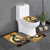 ราคา ชุดพรมห้องน้ำ 3 แผ่น ดูดซับน้ำได้ดีและไม่ลื่น ลายแพทเทิร์นชนเผ่า aboriginal tribal pattern (42523799994)